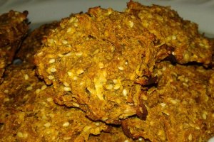 szezámmagos édesburgonya fasírt